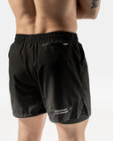 Heren 2 in 1 Shorts Zwart