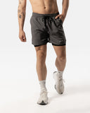 Men's 2 in 1 Shorts Carbon Grey