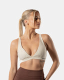 Soutien-gorge plongeant blanc lait