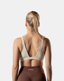 Soutien-gorge plongeant blanc lait