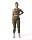 Ribbed V2 Leggings Sage