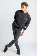 Essentials Crewneck AW Side Black