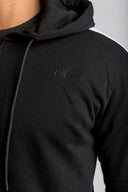 Zip Hoodie 'Venice' Zwart