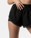 2 in 1 Shorts - Black